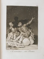 Tafel aus Los Caprichos, 1797-1798
